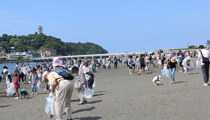 海への思いをアクションに【ゴミゼロクリーンキャンペーン】片瀬東浜、片瀬西浜、鵠沼海岸、辻堂東海岸、辻堂西海岸で開催